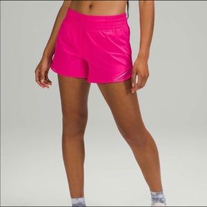 Lululemon Hotty Hot High-Rise Short 4" Sonic Pink